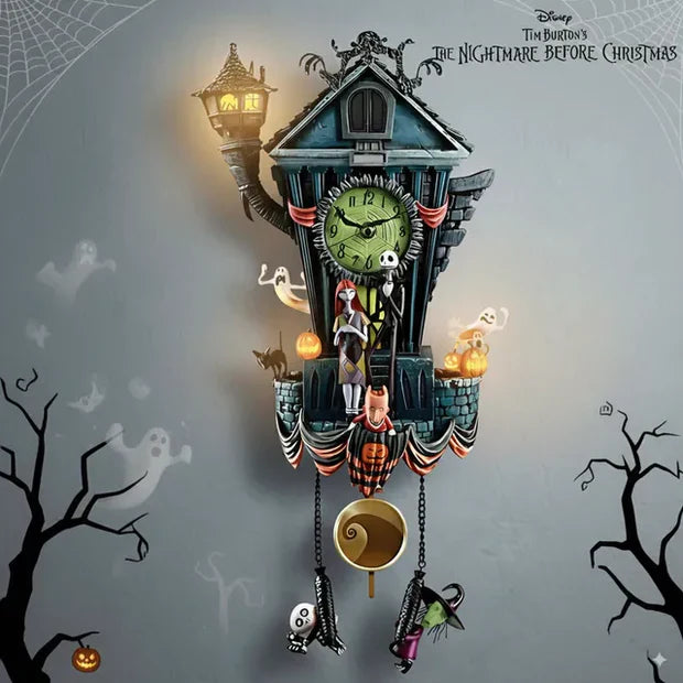 👻 SPOOKY SEASON SALE 50% OFF 🔥The Nightmare Before Christmas Cuckoo Clock 🕰️