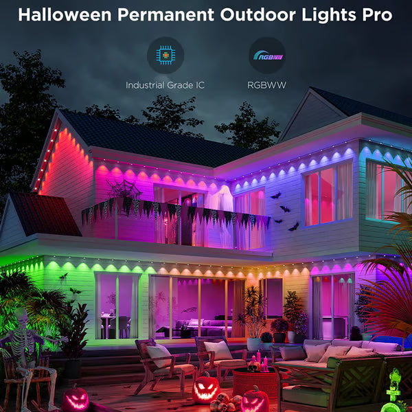 🎅 Early Christmas 49%OFF - 2025 Upgraded Smart Rainbow LED Permanent Outdoor Lights Pro - Smartlight 🎁