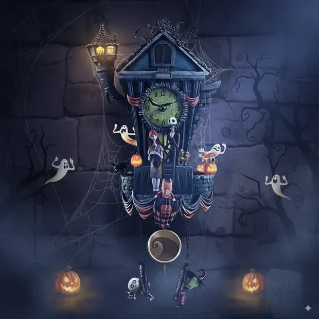 👻 SPOOKY SEASON SALE 50% OFF 🔥The Nightmare Before Christmas Cuckoo Clock 🕰️