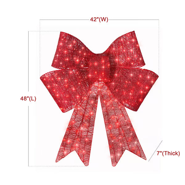 🔥Hot Sale Promotion 49% OFF🎁✨🎄 LIT CHRISTMAS BOW 🎀