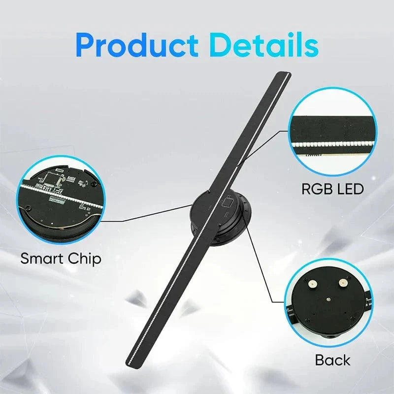 3D Hologram Magic Fan