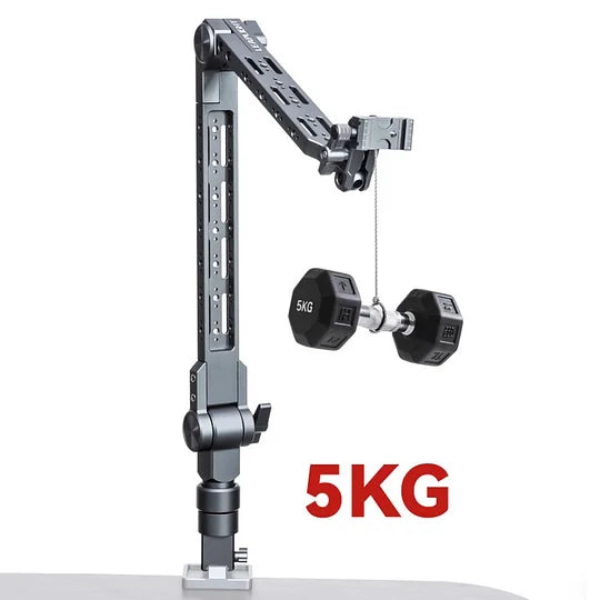 Aluminum Alloy Cantilever Bracket Camera Tablet Mobile Phone Fixed Bracket 360 Degree Rotation Adjustment Shooting Live Metal Support Frame